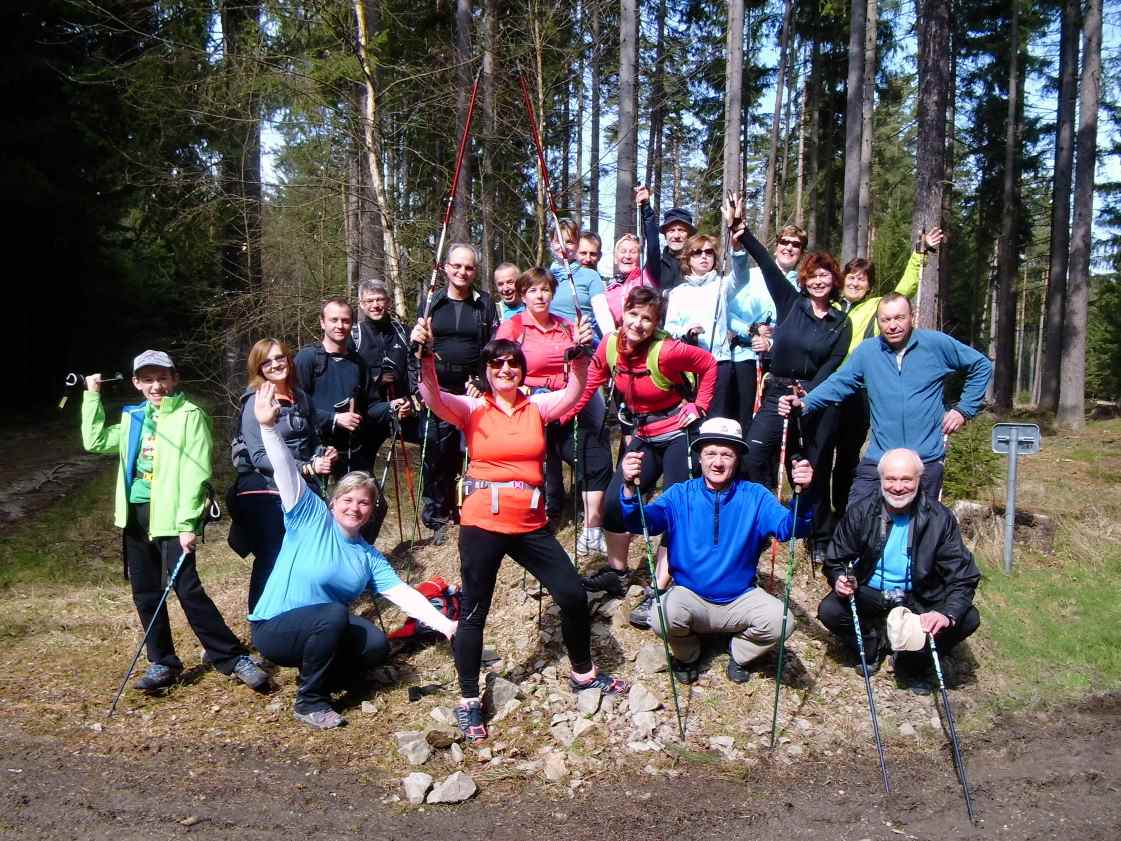 Nordic Walking víkend v České Kanadě, Slavonice 10.-12.4. 2015