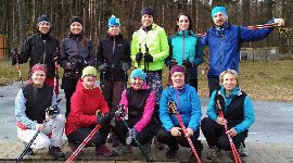 Instruktorský kurz nordic walking, IK 2018, 1. část, 23.-25.3. 2018