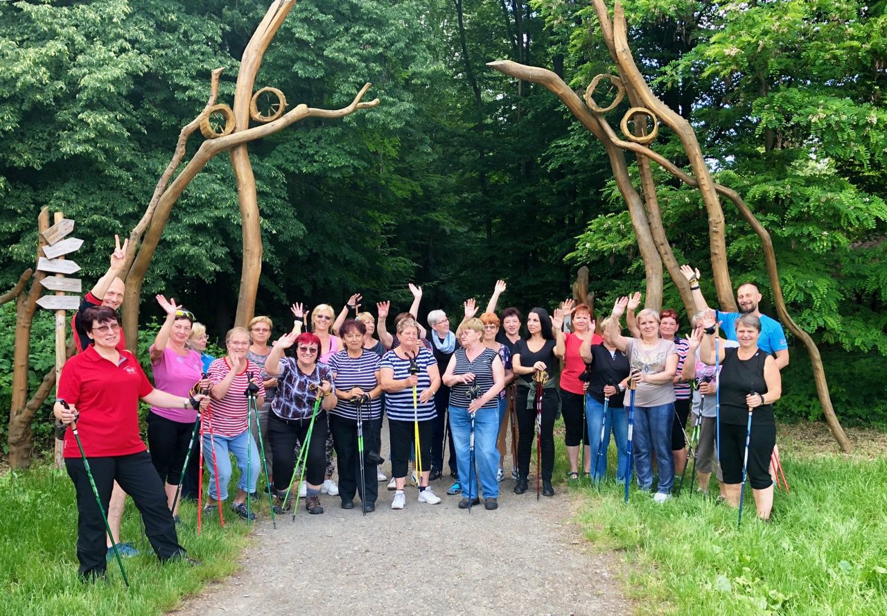 Nordic walking program Hůl je kůl (cool)! Lesní park Klimkovice, 7.6.2019